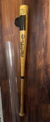 Nolan Ryan Sandy Koufax y Bob Feller inscripciones sin éxito murciélago firmado carta JSA Foto 1 de 4