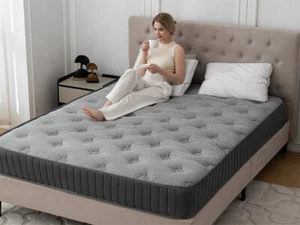 🔥Memory Foam Mattress Sprung Bed Orthopaedic 3ft 4ft6 5ft King*18CM Thickness - Picture 1 of 9