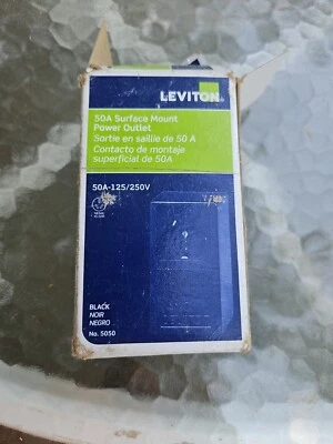 Leviton 50A 125/250V Surface Mounting Receptacle (5050) - Image 1 of 4