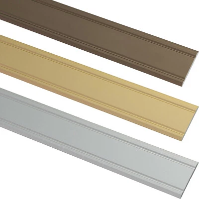 Gedotec Übergangsprofil Superflach selbstklebend Alu Bodenprofil Leiste Kleben - Bild 1 von 4