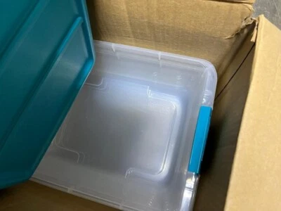 HEFTY HF7160-010-340-340-6 storage container QTY 6 - Image 1 of 4