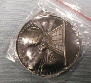 trofeo piezas lote de 5 medallas de voleibol plata artículo 737-932-2 - Imagen 1 de 1