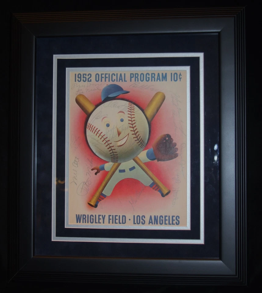 PROGRAMA MULTIAUTOGRAFIADO ENMARAÑADO Y ENMARCADO MEL OTT Y OTROS CERTIFICADO JSA Foto 1 de 1