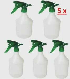 1,2,3,5 1 LITRE EMPTY TRIGGER WATER SPRAY PLASTIC BOTTLE PLANTS FLOWERS SPRAYER - Picture 1 of 8