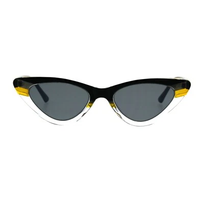 Mujeres Lolita Ajustado Cateye Gafas de sol Rayas Retro Moda UV 400 Foto 1 de 4