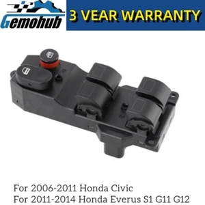 Front Left Driver Window Control Lifter Switch For 2006-2011 Honda Civic - Picture 1 of 5