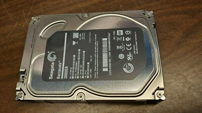 Seagate  Barracuda 3000GB,3TB ST3000DM001 Hard Drive AS-IS - Image 1 of 2