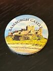 Vintage Collectible Bamburgh Castle Button Pinback Lapel Pin Hat Pin