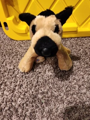 GANZ Webkinz German Shepard Dog Plush Stuffed Animal Toy 7" - Image 1 of 3