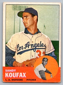 1963 TOPPS #210 SANDY KOUFAX DODGERS - Picture 1 of 3