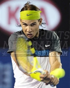 Rafael Nadal fore hand slam tennis racket grunt 8x10 11x14 16x20 photo 600 - Picture 1 of 1