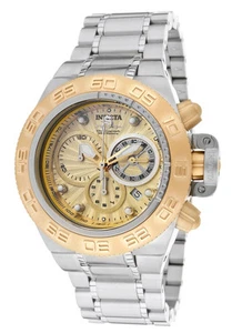 Invicta 10146 Subaqua Noma IV Sport Chronograph 18k Gold-Tone SS Men's Watch - Picture 1 of 5