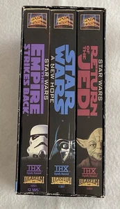 Star Wars Trilogy (VHS, 1995 THX Edition, Fullscreen) – Original Trilogy 3-Tape - Picture 1 of 7