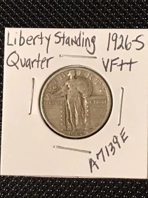 1926-S Liberty Standing Quarter  VF++   **Tougher Date** - Image 1 of 4