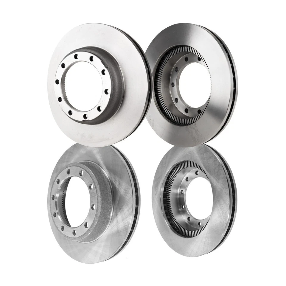 For Freightliner FL50/FL70 98-05 Brake Discs Driver & Passenger Side 4-Wheel Set Foto 1 de 4