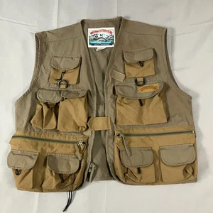 Cuttbow Gear Fishing Vest Men’s Small Khaki Multi Pocket Outdoor Utility - Picture 1 of 19