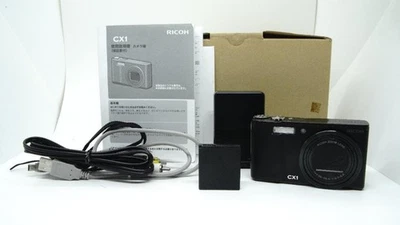 RICOH CX1 Black Compact Digital Camera 9MP 7.1x Zoom with Box Tested - Image 1 of 4