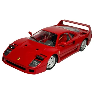 Tonka Ferrari F40 diecast car Polistil   red 1/18 scale Italy Pop Up Headlight’s - Image 1 of 4