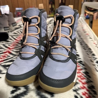 Botas impermeables Sorel para niñas jóvenes/púrpura y rosa talla 4🔥GRAN OFERTA NUEVAS SIN ETIQUETAS🔥 Foto 1 de 4