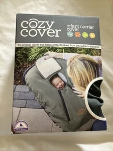 Cozy Cover Insulated Infant Carrier Cover W/Dual Zippers & Pull-Over Flap NIB! - Picture 1 of 17