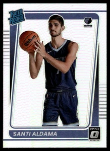 2021-22 Donruss Optic Rated Rookies Silver Prizm Santi Aldama Rookie Memphis - Picture 1 of 2