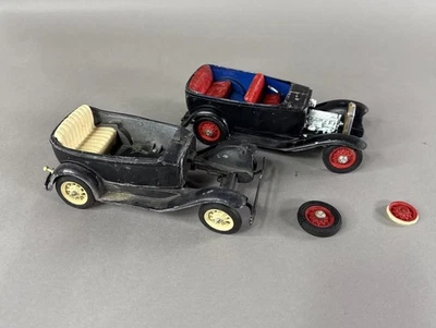 Lot of 2 Vintage Hubley Die Cast Toys  Roadster Cars USA PARTS OR REPAIR-L@@K! - Image 1 of 4