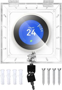 Caja de bloqueo termostato universal con llave se adapta a nido y todo tipo 4,72"" x 4,53" - Imagen 1 de 5