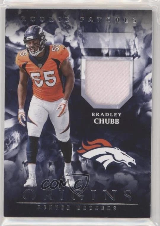 2018 Panini Origins Rookie Patch Bradley Chubb #RP-28 Patch RC - Image 1 of 2