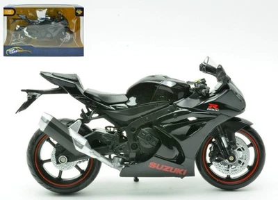 MODELLINO MOTO STATICO KINSMART SUZUKI GSX-R1000R NERO MODELLISMO SCALA 1:12 - Immagine 1 di 4