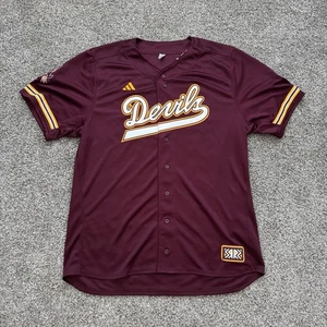 Adidas Arizona State ASU Sun Devils weinrot NCAA Baseball Trikot Herren Größe 2XL - Bild 1 von 7