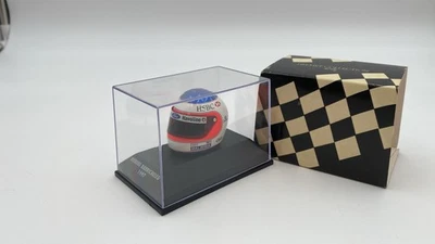 MIN381970022 Minichamps Casco F1 Arai Helmet Rubens Barrichello 1/8 - Immagine 1 di 2