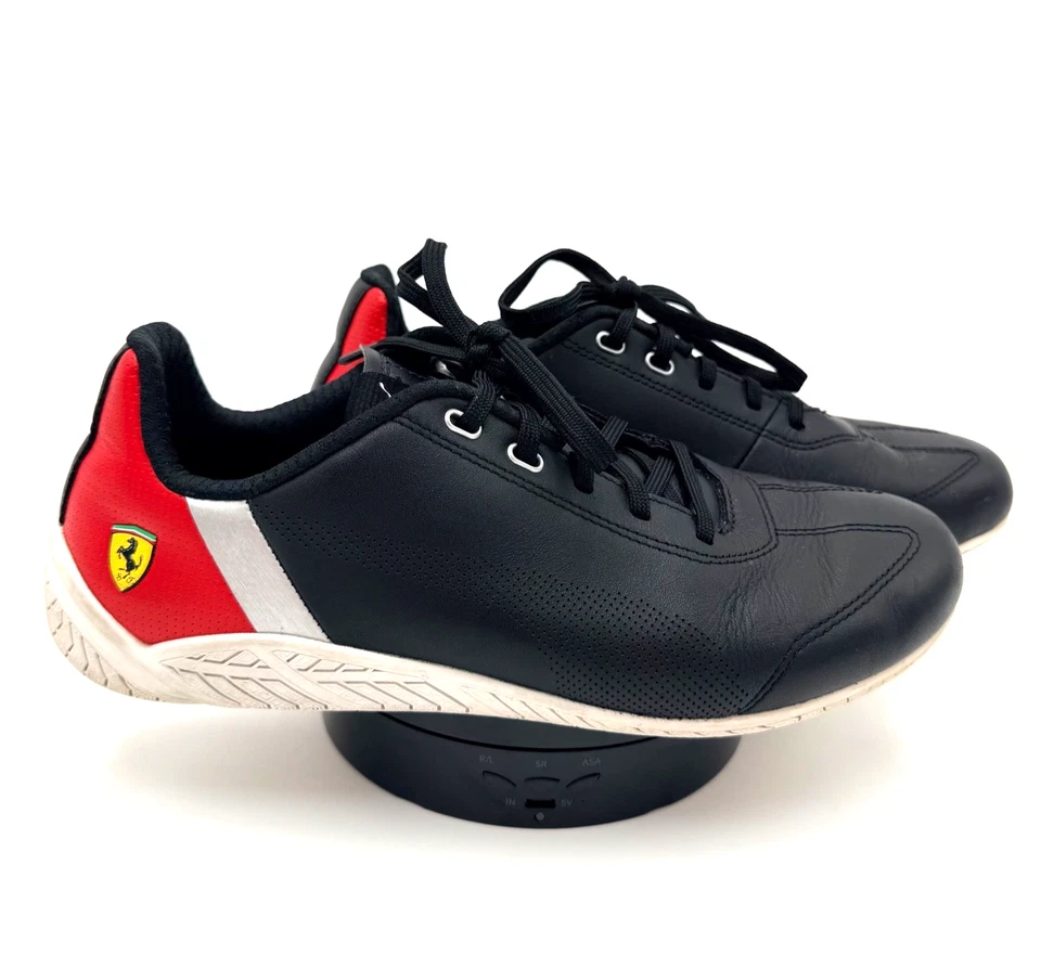 Zapatos para mujer Puma Ferrari negros rojos talla 7 zapatillas de conducción 306667-01 usados Foto 1 de 4