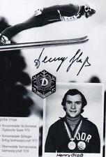 Henry GLASS - NRD, Brąz Olimpia 1976 skoki narciarskie, oryginalny autograf!