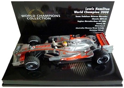 Minichamps McLaren MP4-23 2008 Lewis Hamilton World Champion Edition 1/43 Scale - Image 1 of 4