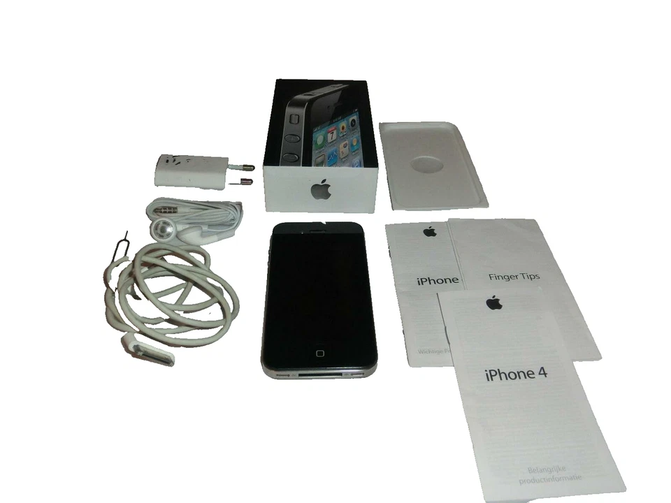 Apple iPhone 4 16GB Schwarz OVP, Apple Tauschgerät, Unlocked ab Werk, Garantie - Bild 1 von 1