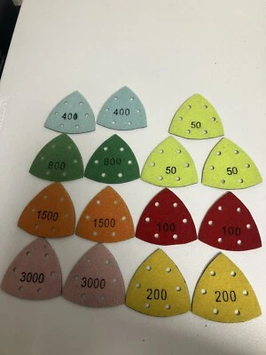 Almohadillas de pulido en seco de diamante triangular para pulido de piedra de hormigón de mármol de granito  Foto 1 de 4