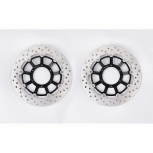 VFN 1 Pair Black Front Brake Rotors Brake Discs for Honda CBR1000RR 2008-2013 - Picture 1 of 7