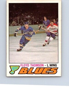 VINTAGE HOCKEY CARD O-PEE-CHEE 1977 ST-LOUIS BLUES FLOYD THOMSON  NO71