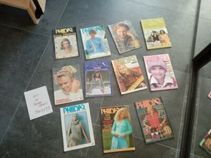vintage-lot 11 magazines revues-PHILDAR MAILLES-patrons-Tricot- special-1980/90 - Picture 1 of 4