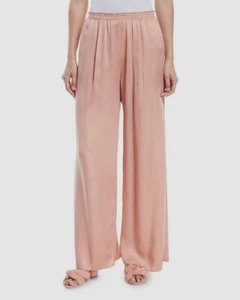 $689 Forte Forte Women's Pink Italy Trousers Elastic Waist Pants Size IT II US M - Picture 1 of 2