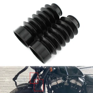 Bota de goma cubierta de horquilla delantera inferior apta para Harley Forty Eight XL1200X 2016-22 - Imagen 1 de 10