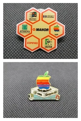 2x PIN - APPLE MACINTOSH / CSA COMPUTER AG / Microsoft Logitech Compaq Athena - Bild 1 von 4