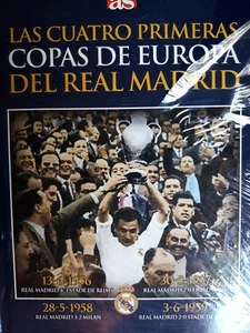 LIBRO DVD Las cuatro primera copas de Europa del Real Madrid diario AS - Imagen 1 de 1