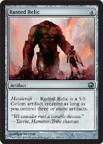 RUSTED RELIC Scars of Mirrodin MTG Magic the Gathering Cards DJMagic - Image 1 of 1