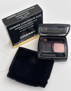 Chanel Ombres Contraste Duo Eyeshadow Duo 47 NUIT - CLAIRRE - Picture 1 of 2