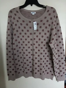 Old Navy long Sleeve Taupe Sweater Cardigan XL, NEW - Picture 1 of 3
