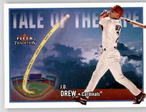 2003 Fleer Tradition Tale Of The Tape JD Drew Insert MLB PWE Cardinals #277 - Picture 1 of 2