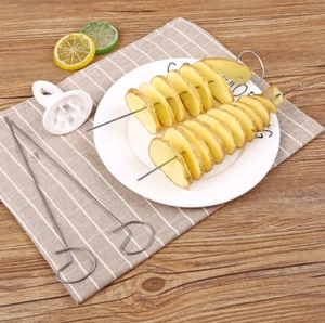 Hobel Kartoffelzerkleinerer Bratkartoffeln Kochutensilien Tornado Spiral Kartoffelschneider - Bild 1 von 4