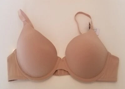 NOBO Tshirt Bra 38B Beige Underwire No Boundaries T Shirt Bra New With Tags  - Image 1 of 4