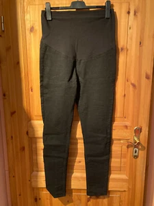 Schwangerschaftshose Umstandshose Umstandsmode Schwangerschaft Gr. 40 schwarz - Bild 1 von 3